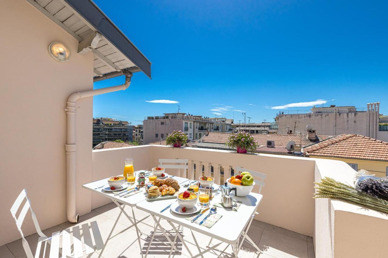 Spitalieri- Sunny Terrace With View -New Apartment Nizza Exterior foto
