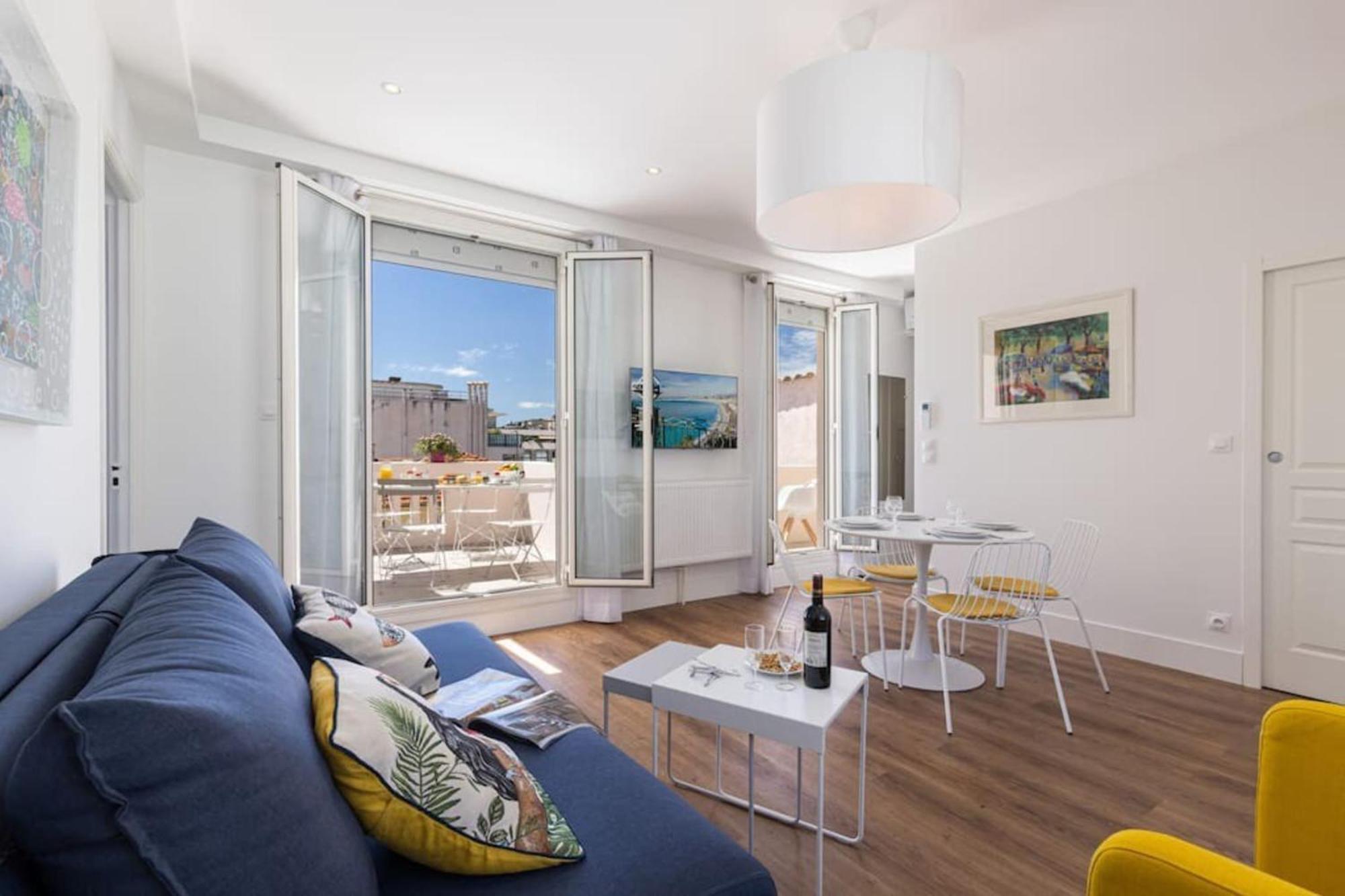 Spitalieri- Sunny Terrace With View -New Apartment Nizza Exterior foto